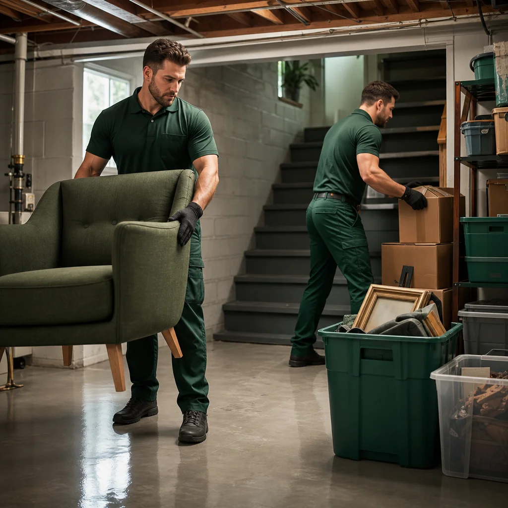 Basement cleanout in Philadelphia