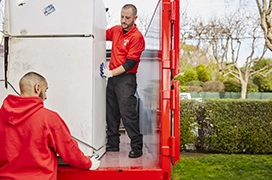 Refrigerator and freezer removal