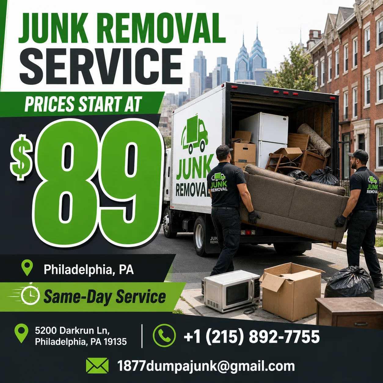 Construction Debris Removal Philadelphia, PA | Fast Jobsite Cleanup